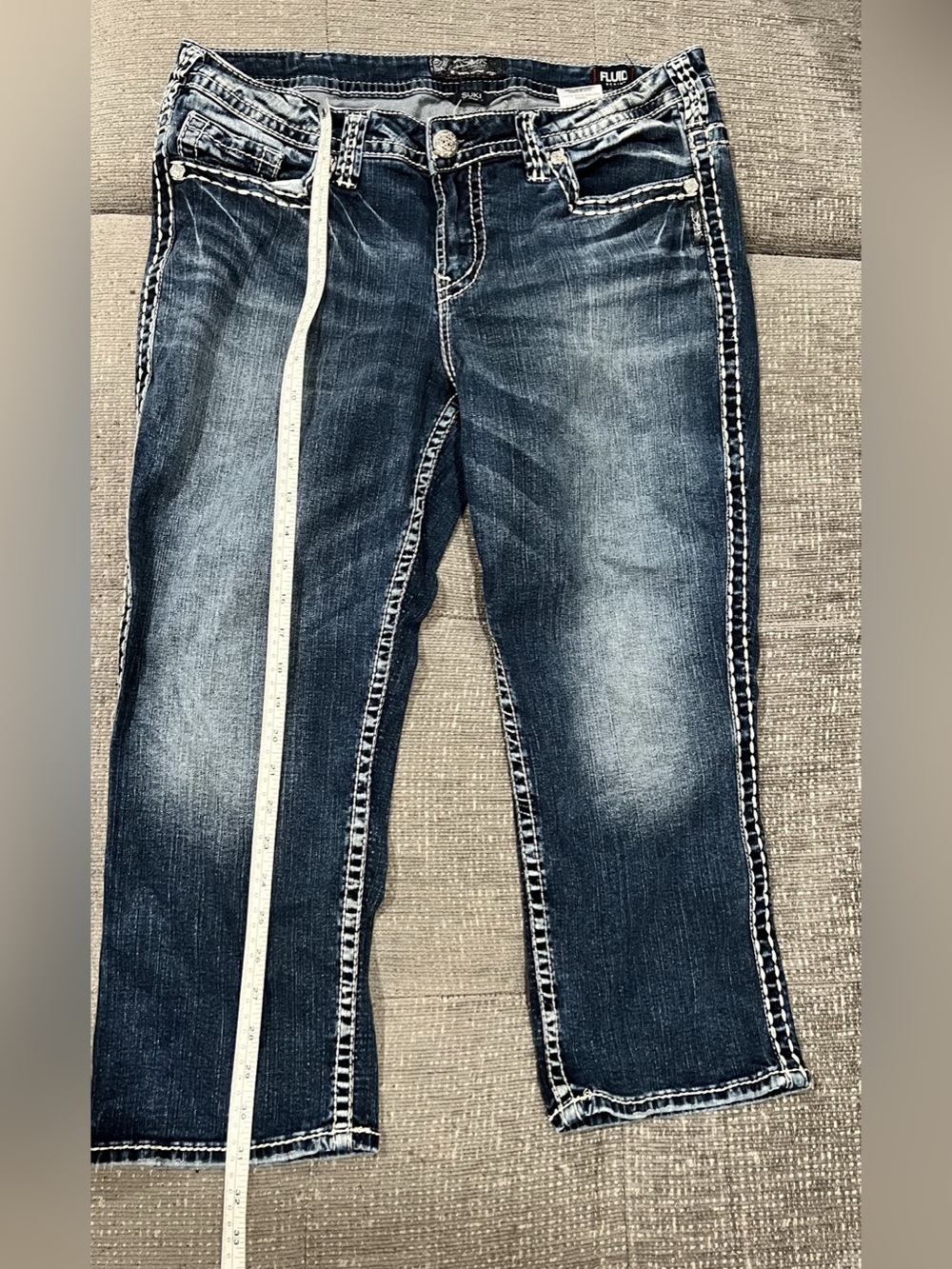 Silver Jeans Co. Suki Fluid capri / cropped jeans